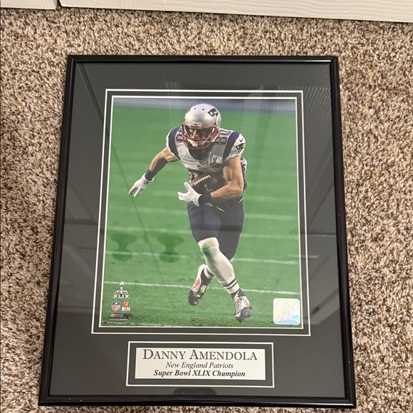 Other - Black Framed Sports Memorabilia Danny Amendola New England Patriots